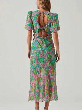 mahalia floral sweetheart ruffle midi dress Super Hot New Promotional Designs of Mahalia Floral Sweetheart Ruffle Midi Dress at Bridaldressjoy.com in Connecticut USA